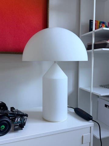 Oluce - Vico Magistretti - Tafellamp - Atollo - Plastic,