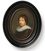 Italiaanse school (XIX) - Ritratto di François Duquesnoy, Antiek en Kunst