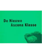 1972 OPEL ASCONA A BROCHURE NEDERLANDS, Nieuw, Opel, Author