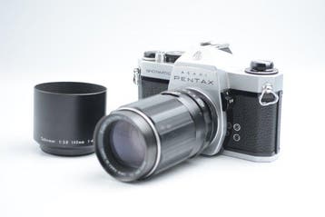 Asahi, Pentax Spotmatic SP II + Super-Takumar 4/150mm Single, Nieuw