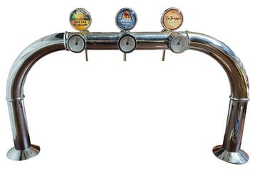 Occasion - Brugzuil 3 kraans chrome, Ophalen of Verzenden