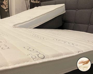 Bamboo exclusive Splittopper Nasa Traagschuim - 160 x 200, Huis en Inrichting, Nieuw