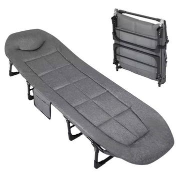 Opvouwbaar Camping Bed Veldbed met Matras en Kussen, Doe-het-zelf en Verbouw, Verzenden, Nieuw