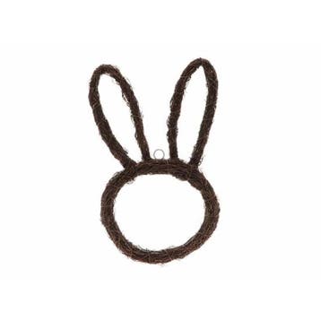 Salim Haas Bunny krans met oren H50W28D3, Hobby en Vrije tijd, Ophalen of Verzenden, Nieuw