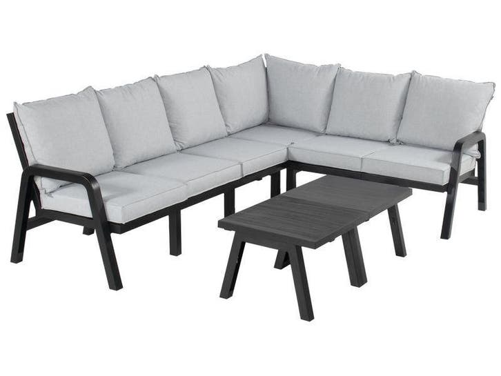 hartman ibiza hoeklounge set links l, Tuin en Terras, Tuinsets en Loungesets, Bank, Bijzettafel, 6 zitplaatsen, Nieuw, Kunststof