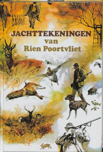 Jachttekeningen van Rien Poortvliet - R. Poortvliet, Verzenden, Gelezen, R. Poortvliet