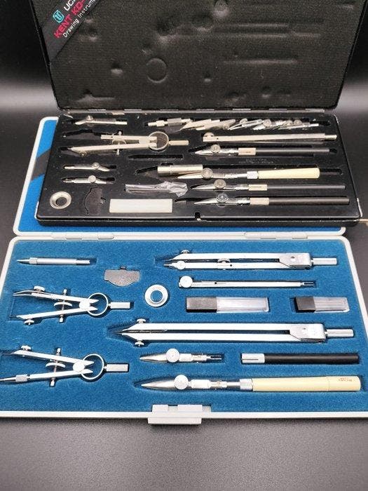 UCHIDA “KENT” KD-Type & KD-ST - Tekeninstrument (2) -, Antiek en Kunst, Antiek | Speelgoed