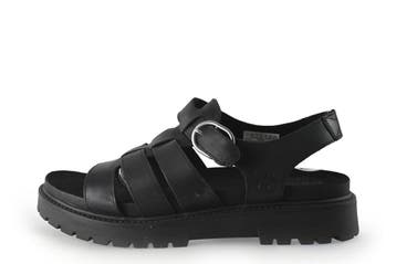 Timberland Sandalen in maat 42 Zwart, Kleding | Dames, Verzenden, Zwart, Sandalen of Muiltjes, Zo goed als nieuw