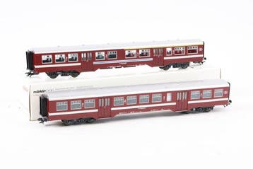 Märklin H0 - 43531/43533 - Modeltrein personenwagen (2) -, Hobby en Vrije tijd, Nieuw