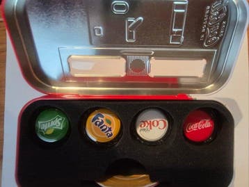 Fiji. 1 Dollar 2020, Silver Proof Coin Set Coca Cola Vending