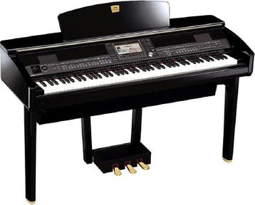 Yamaha Clavinova CVP-409 PE digitale piano, Zo goed als nieuw, Zwart, Piano