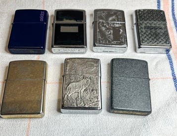 Zippo - Aansteker - Staal - (7), Verzamelen, Nieuw