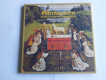 Bach - Oster Kantaten / Nikolaus Harnoncourt / Leonardt (5 L, Ophalen of Verzenden, Zo goed als nieuw