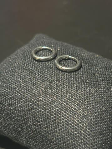 No-Fade Zilver-Stijl Vergulde Kleine Hoop Oorbellen, Sieraden, Tassen en Uiterlijk, Oorbellen, Overige materialen, Hangers, Nieuw