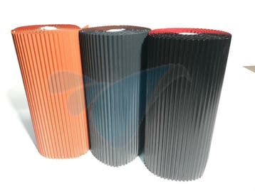 Aluminium loodvervanger zelfklevend 30cm x 5m - geribbeld -, Ophalen of Verzenden, Nieuw