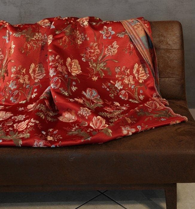 Elegante stof in San Leucio-stijl - Meubelstof - 6 m - 1.4 m, Antiek en Kunst, Antiek | Kleden en Textiel