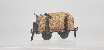 Märklin - Zeer oude Märklin 1833, Rungenwagen, beladen met