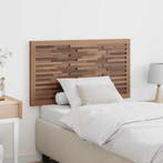 vidaXL Hoofdbord Naturel Massief Teakhout, Verzenden, Nieuw, Bruin, Hout