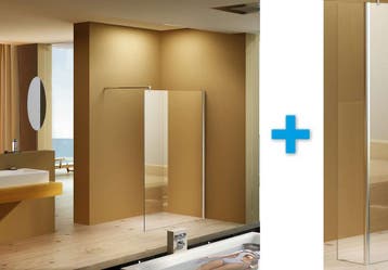 Eco-Combi Nano Inloopdouche + zijwand 8mm, Verzenden, Nieuw