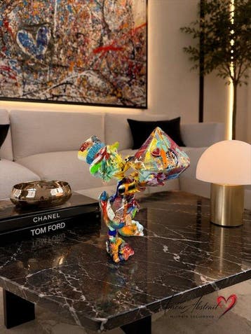 michele socionovo - Zio paperone amour abstrait, Antiek en Kunst