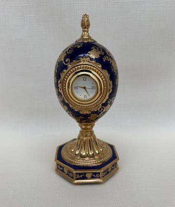 Fabergé ei - Rozenboeket klokminiatuur, House of Fabergé -