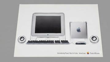 PowerMac G4 Cube Poster (dealer) real size - Macintosh, Nieuw