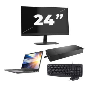 Dell Latitude 7300 -   i5-8e 8GB  - 256GB  + 1x 24 inch, 8e Generatie, Qwerty, Verzenden, 13 inch