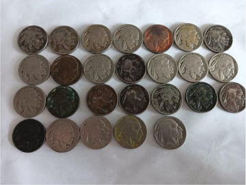 Verenigde Staten. Set with 28 x 5 Cent Coins Indian Head