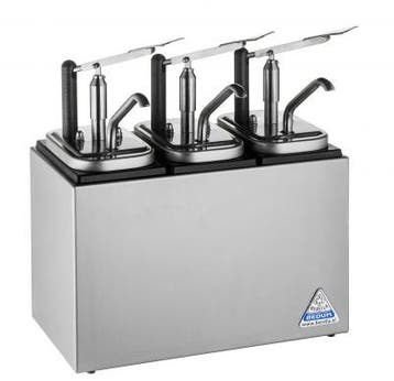 Bereila Sausdispenser met 3 pompen | 3 x 3,5 Liter, Verzenden, Nieuw in verpakking