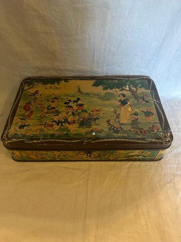 Walt Disney Tin Box Snowhite, Verzamelen, Nieuw