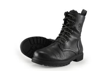 Panama Jack Veterboots in maat 37 Zwart, Verzenden, Zwart, Overige typen, Zo goed als nieuw
