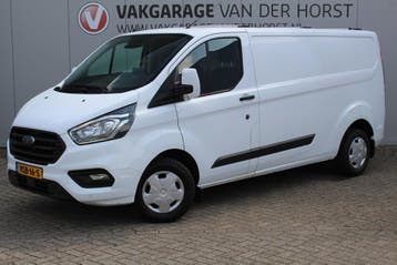 Ford Transit Custom 300 2.0-108pk TDCI L2H1 Trend., Stof, Gebruikt, Euro 6, Wit