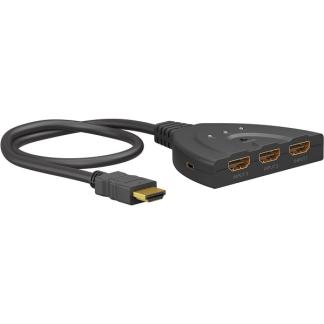 HDMI switch | Goobay | 3-poorts (4K@60Hz, HDCP), Verzenden, Nieuw
