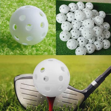 10x Oefen Golfballen - Lichtgewicht Plastic Trainingsballen, Verzenden, Nieuw