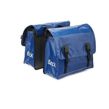 Beck Dubbele Fietstas Classic Blauw, Verzenden, Nieuw