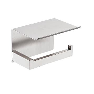 Wc-rolhouder RVS met planchet, Verzenden, Nieuw