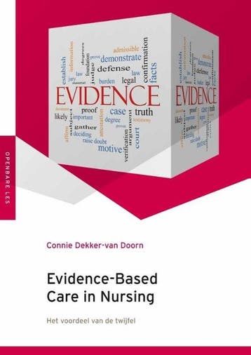 9789051799149 Evidence-Based care in nursing | Tweedehands, Verzenden, Zo goed als nieuw, Connie Dekker-Van Doorn