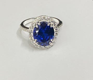 Zonder minimumprijs - Statement ring Zilver - 4.55ct. tw.