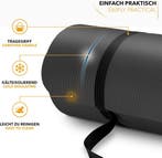 Yogamat - Fitness mat - Sportmat - Yoga mat extra dik - 190x, Sport en Fitness, Yoga en Pilates, Verzenden, Zo goed als nieuw