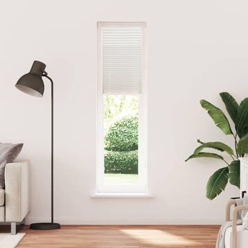 vidaXL Rolgordijn 40x200 cm geplooid wit, Verzenden, Nieuw, Wit