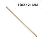 Talen Tools Houten Steel - 150 cm x 2,4 cm - Universele S..., Tuin en Terras, Ophalen of Verzenden, Nieuw, Bezem