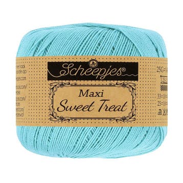 Scheepjes Maxi Sweet Treat - 397 cyan - Gemerceriseerd Kat, Ophalen of Verzenden, Nieuw