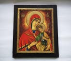 Icoon - Oosters-orthodoxe Bulgaarse icoon van de Maagd Maria