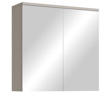 Spiegelkast Toledo 60 x 20 x 60 cm Beige Badkamerkast, Verzenden, Nieuw, Spiegelkast