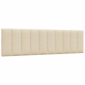 vidaXL Hoofdbordkussen Hanko 180 cm stof crèmekleurig, Verzenden, Nieuw, Crème, Stof