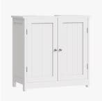 Wastafel Onderkast 60 cm – Badkamerkast met Deuren, Huis en Inrichting, Badkamer | Badkamermeubels, Verzenden, Nieuw