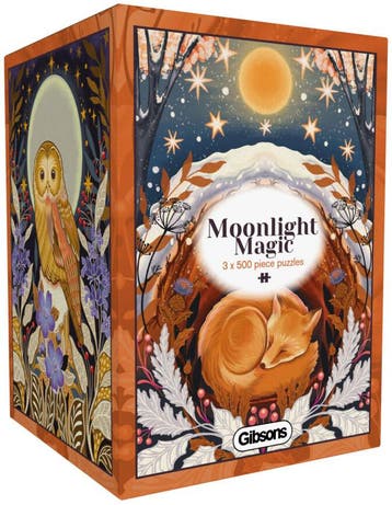 Moonlight Magic Puzzel (3x500 stukjes) | Gibsons - Puzzels, Verzenden, Nieuw