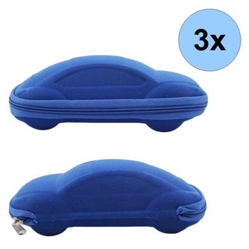 Fako Bijoux - Brillenkoker - Auto - EVA - Met Rits - Nylon -, Verzenden, Nieuw
