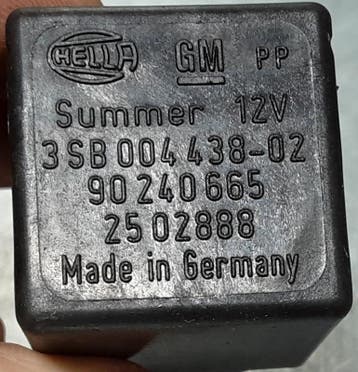 Zoemer relais Opel GM 90240665. (Interieur), Verzenden, Gebruikt, Opel