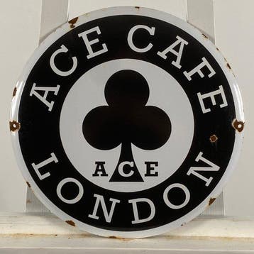 ACE CAFE LONDON - Reclamebord - Ø41cm - Gemaakt van dik